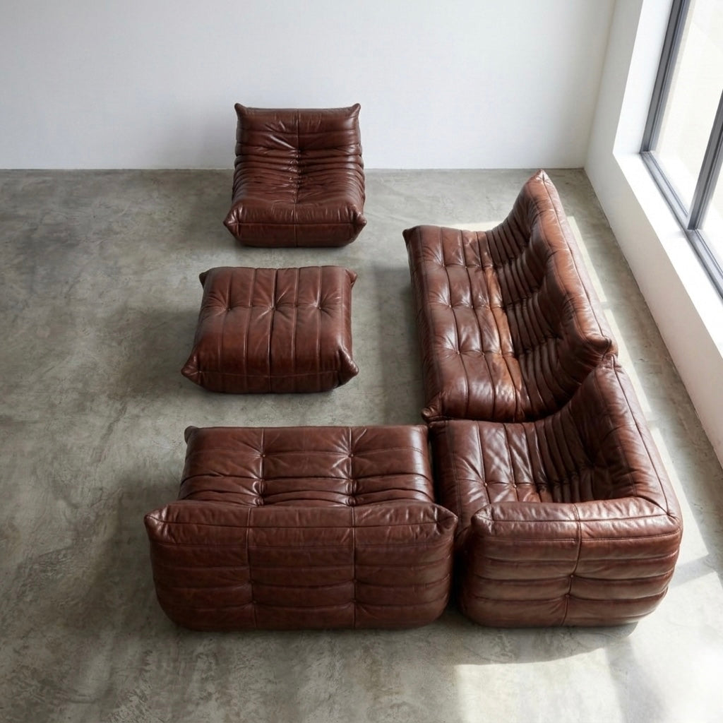 Button Full Set Oil Wax Leather - Buttonseats