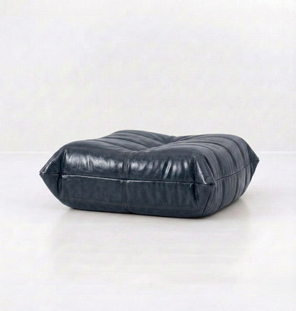 Button Ottoman Oil Wax Leather - Buttonseats