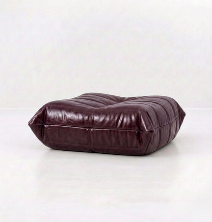 Button Ottoman Oil Wax Leather - Buttonseats